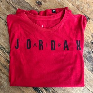 Jordan Red T-Shirt Large